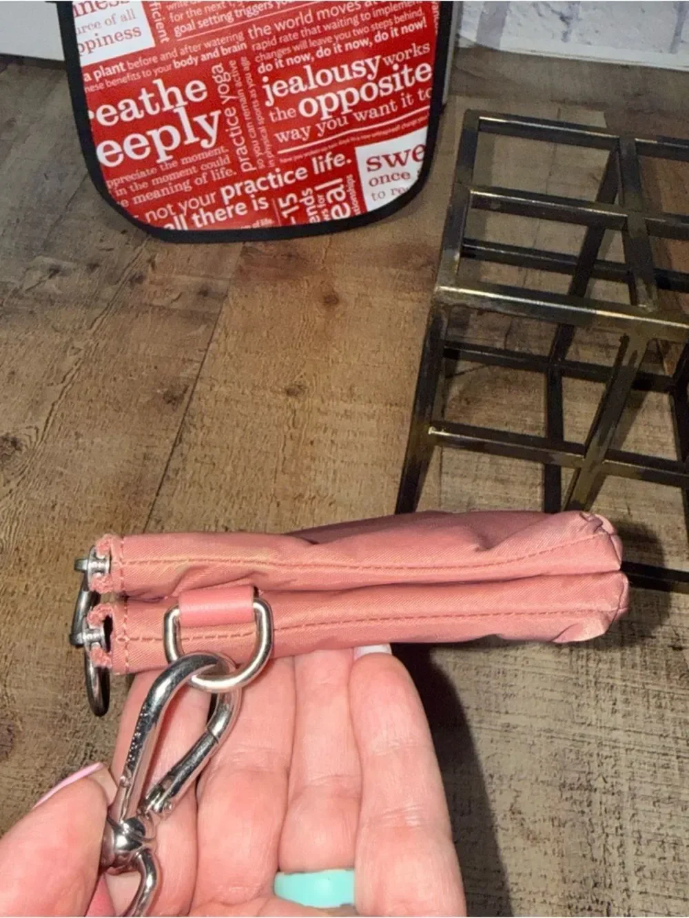 Lululemon Curved Wristlet Brier Rose